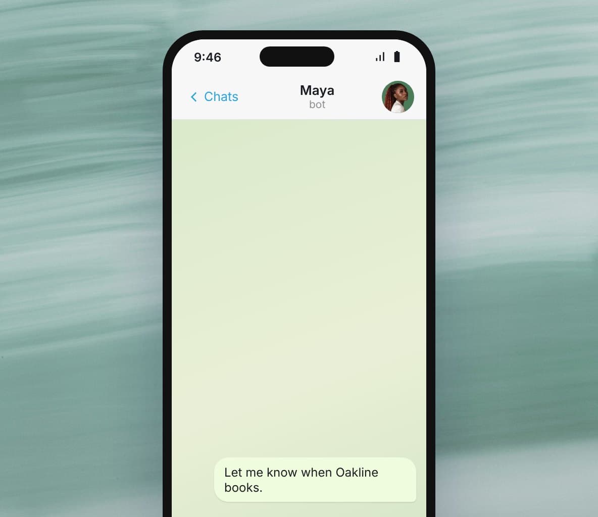 Maya messages Jake on Telegram and he approves a quote with one tap