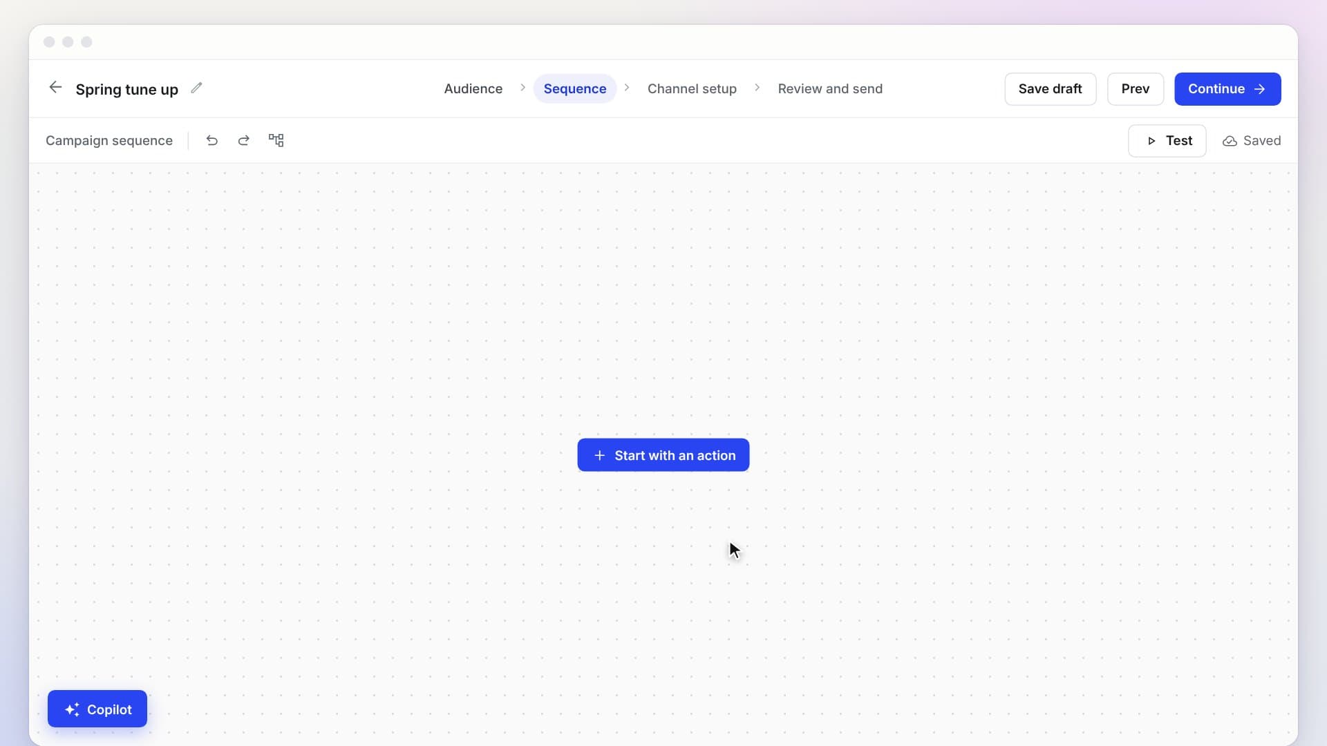 Building an outreach campaign with AI in hiublue and launching it